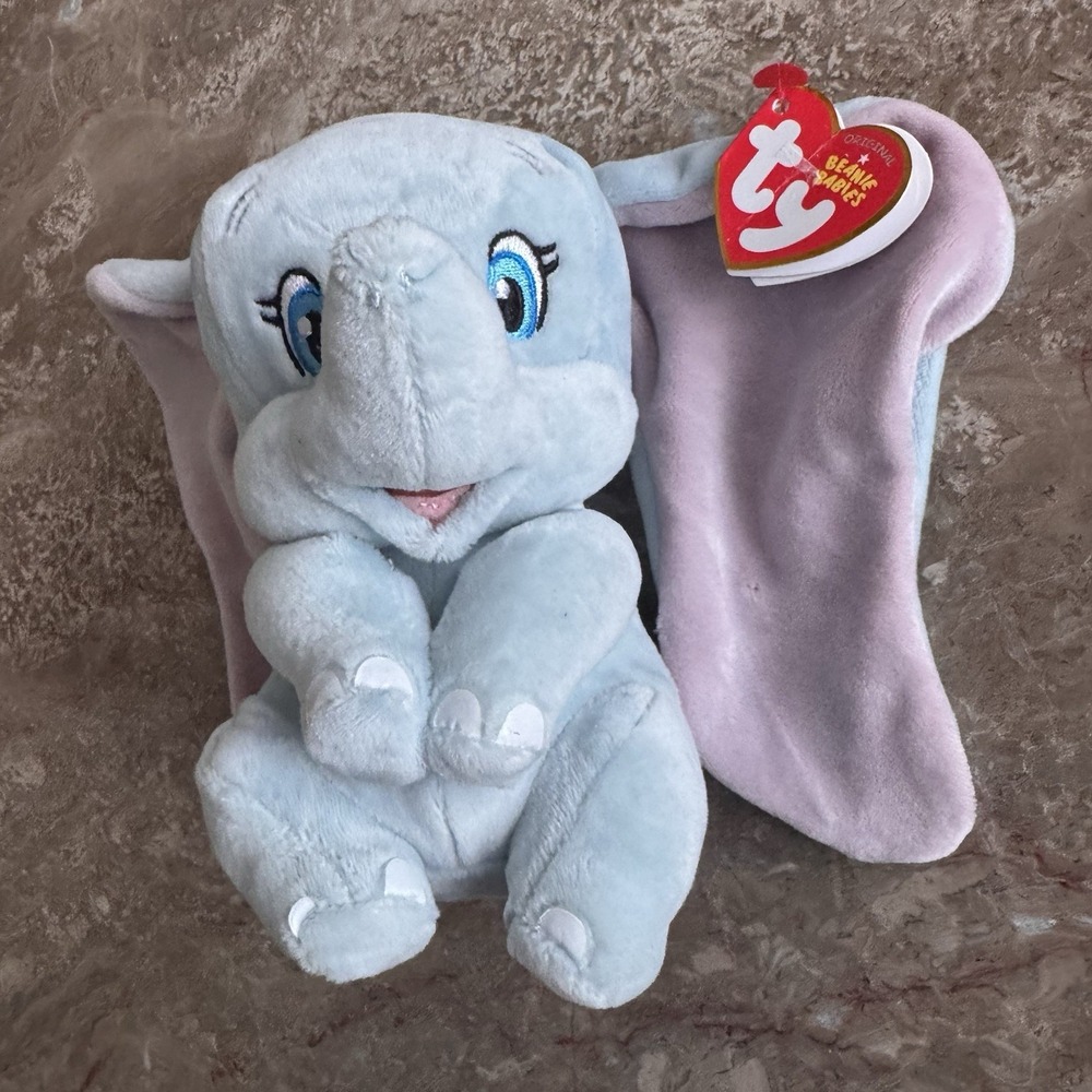 Ty Beanie Baby - DUMBO the Elephant (Disney) (6 Inch) Stuffed Plush Animal R5